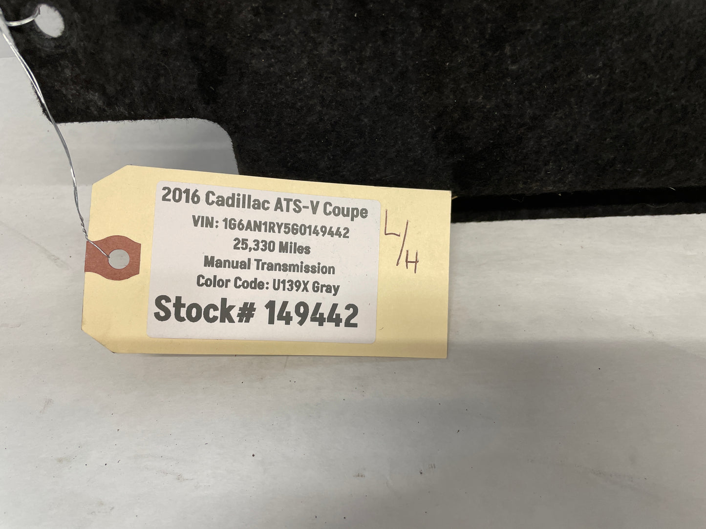 2016 Cadillac ATS-V Coupe LH Driver Underbody Deflector Shield Cover Tray OEM