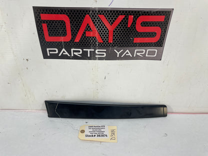 2005 Pontiac GTO LH Driver Exterior B Pillar Window Trim Applique Cover OEM - Day's Parts Yard
