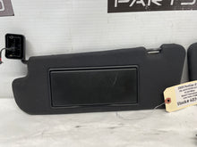 2005 Pontiac GTO RH & LH Sun Visors Sunvisors Sunshades w/ Clips OEM