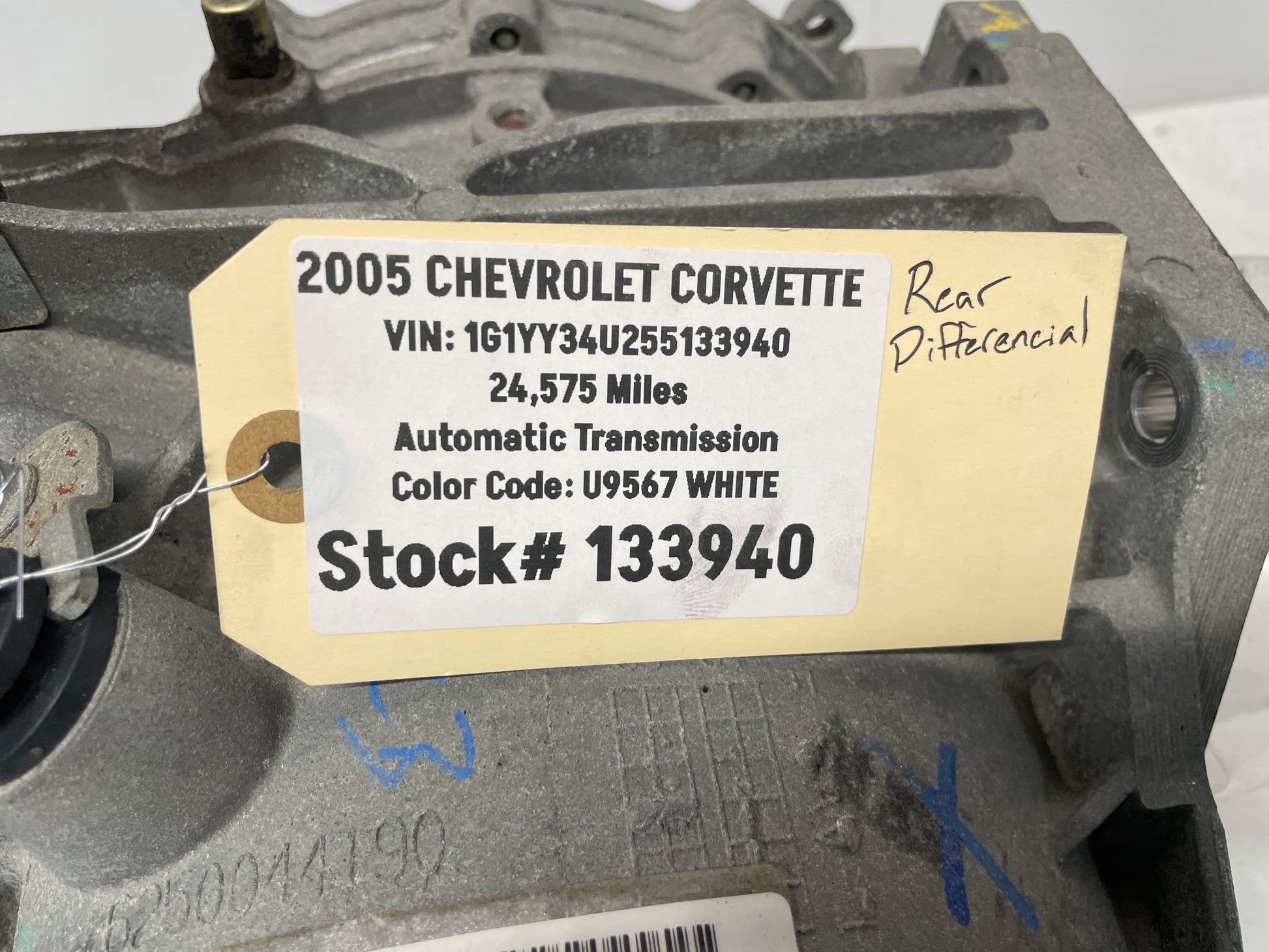 2005 Chevy C6 Corvette Rear End Differential Carrier 2.73 OEM 24k - Day's Parts Yard