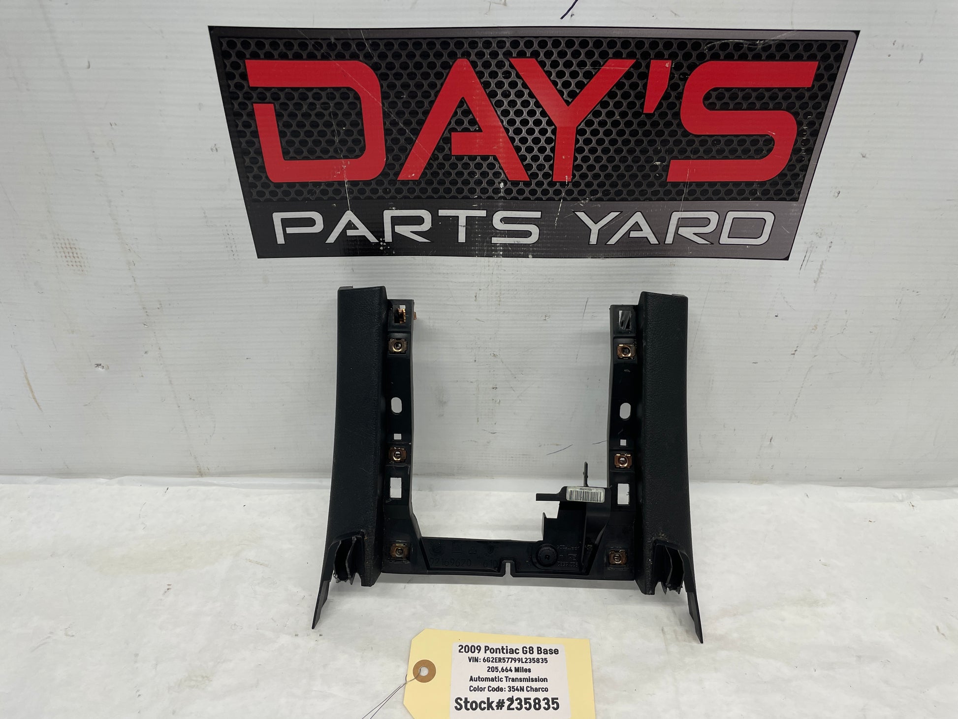 2009 Pontiac G8 Base Center Console Shifter Trim Bezel Molding OEM - Day's Parts Yard