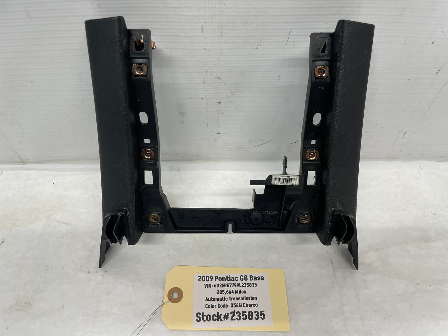 2009 Pontiac G8 Base Center Console Shifter Trim Bezel Molding OEM - Day's Parts Yard