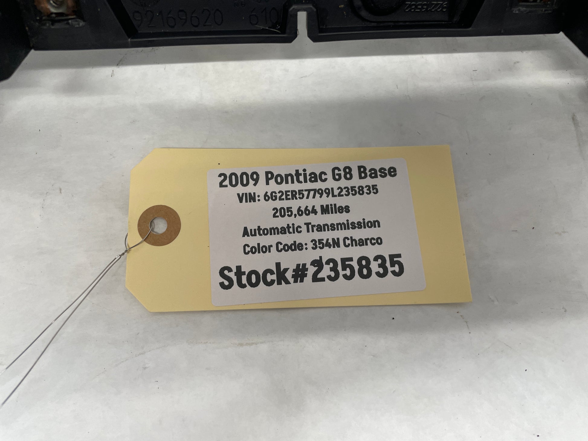 2009 Pontiac G8 Base Center Console Shifter Trim Bezel Molding OEM - Day's Parts Yard
