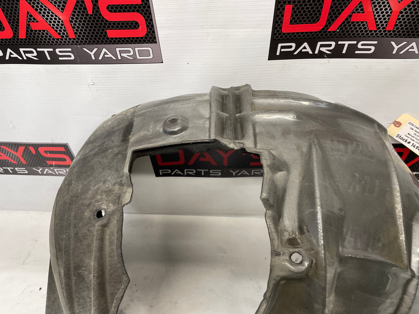 2016 Cadillac ATS-V Coupe LH Driver Front Fender Wheel Well Liner OEM