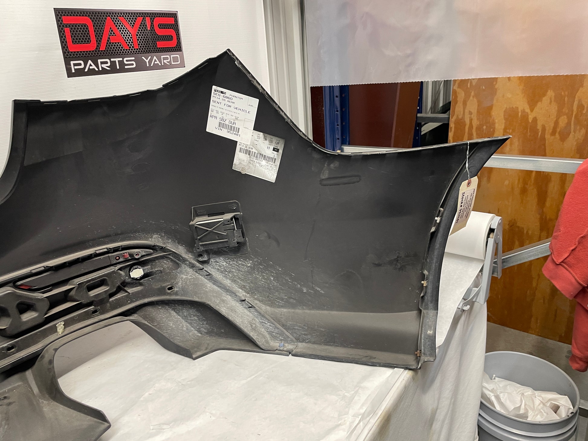 2014 Chevy SS Sedan Rear Bumper Cover Black OEM - Day's Parts Yard