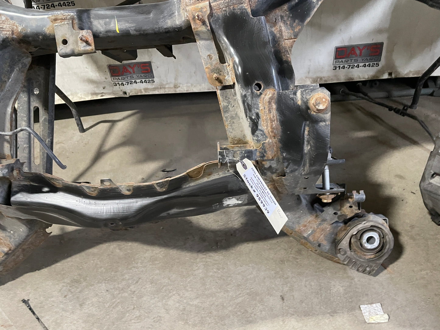 2014 Chevy SS Sedan Bare Rear Differential Cradle Subframe K Member OEM - Day's Parts Yard