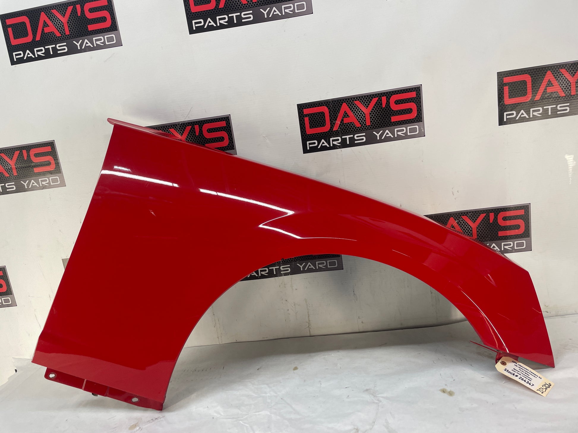 2014 Chevy Camaro SS RH Passenger Front Fender Red OEM - Day's Parts Yard