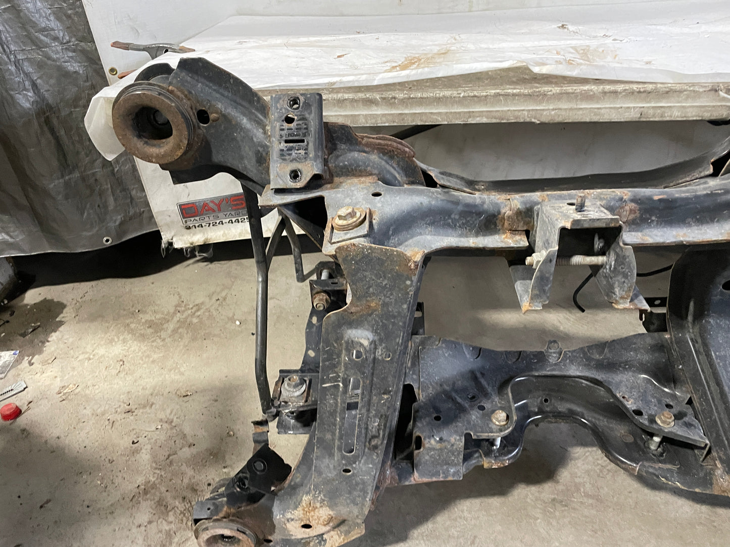 2014 Chevy SS Sedan Bare Rear Differential Cradle Subframe K Member OEM - Day's Parts Yard