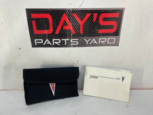2006 Pontiac GTO Owners Manual Booklet OEM - Day's Parts Yard