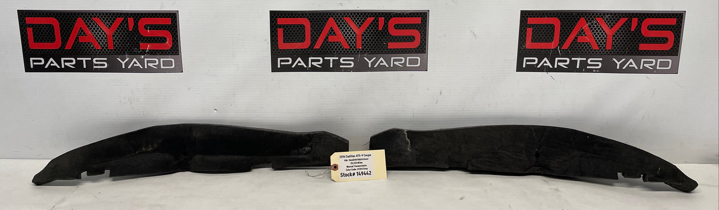 2016 Cadillac ATS-V Coupe RH & LH Fender Filler Felt Liner Trim Insulator OEM