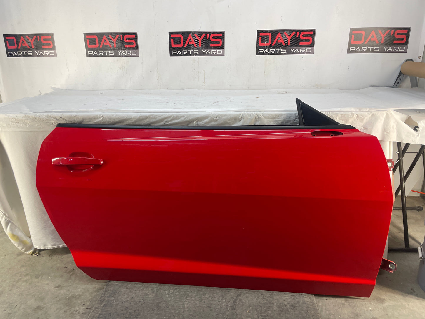 2014 Chevy Camaro SS RH Passenger Front Exterior Door Red OEM - Day's Parts Yard