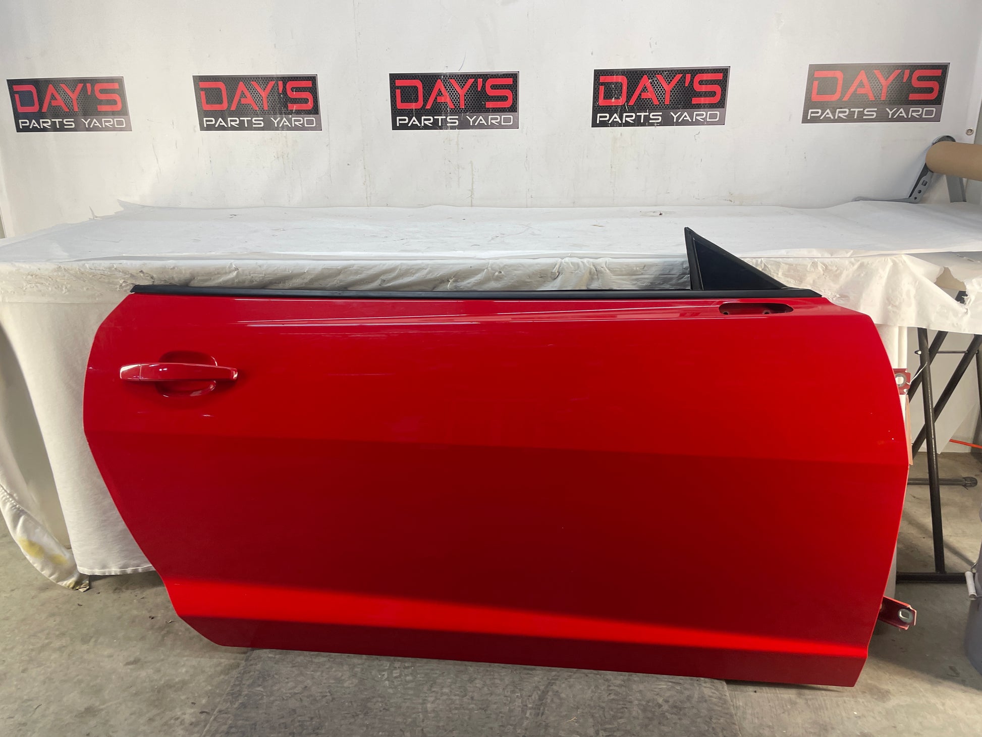 2014 Chevy Camaro SS RH Passenger Front Exterior Door Red OEM - Day's Parts Yard