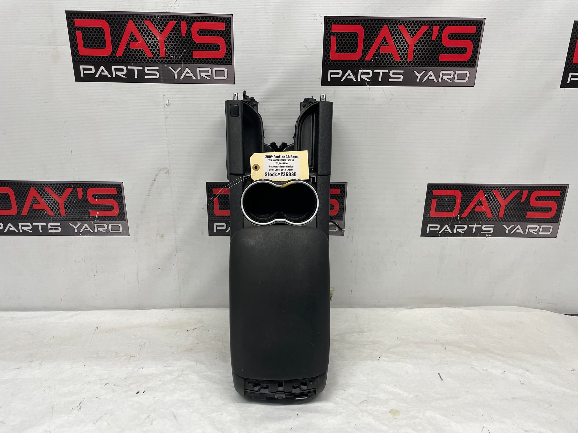 2009 Pontiac G8 Base Center Console Bare OEM - Day's Parts Yard
