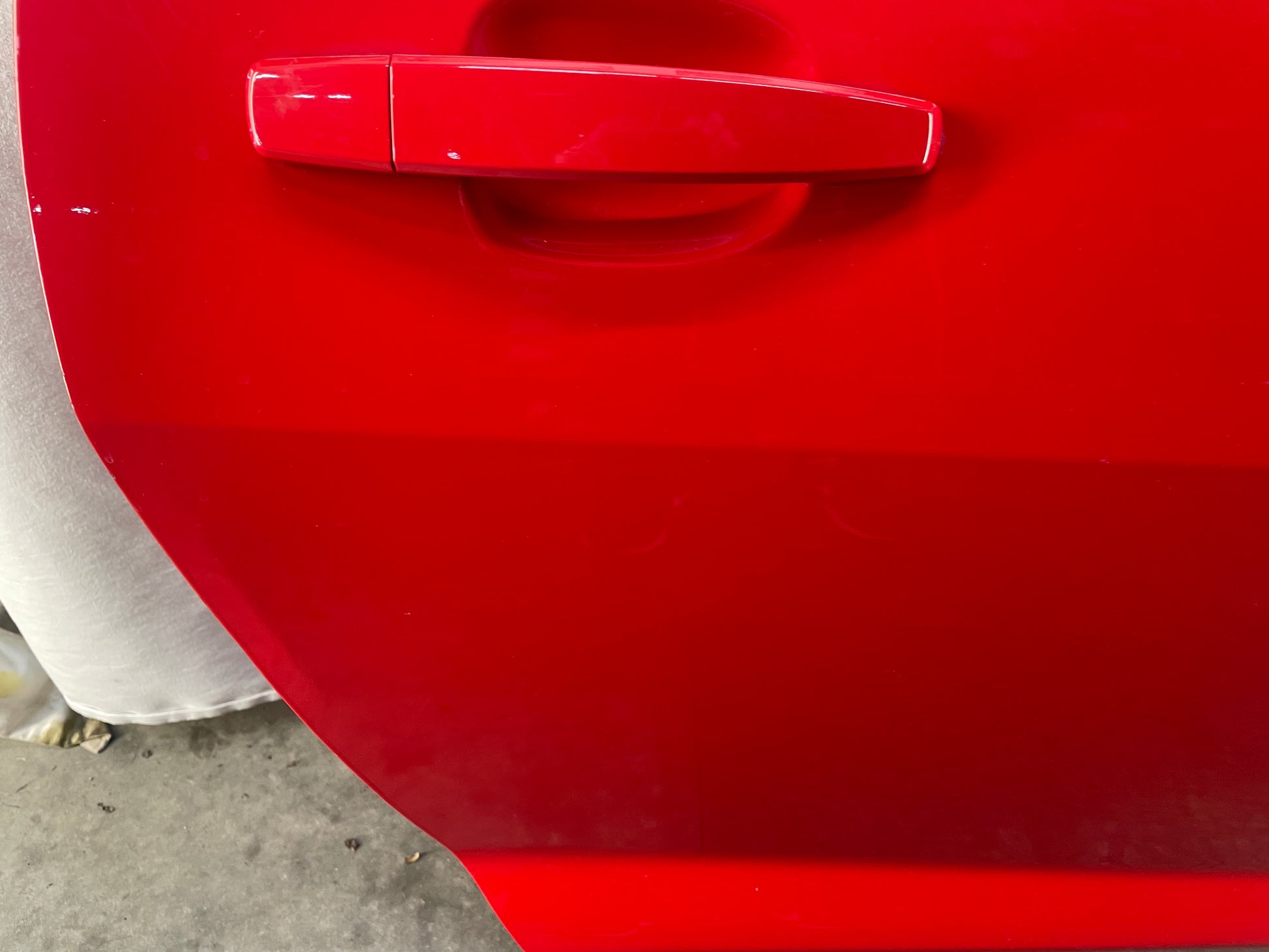2014 Chevy Camaro SS RH Passenger Front Exterior Door Red OEM - Day's Parts Yard