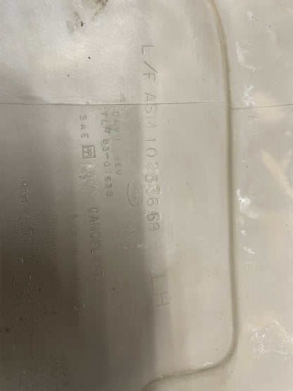 1998 Chevy Camaro Z28 LH Driver Interior Quarter Sail Panel Trim Molding Tan OEM - Day's Parts Yard