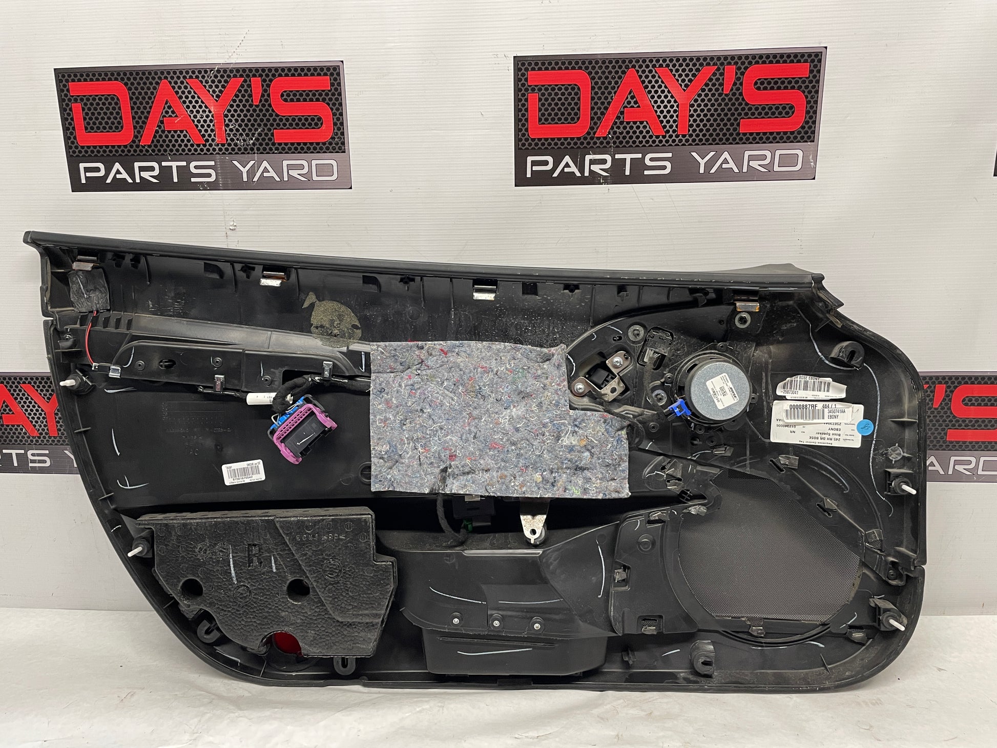 2011 Chevy C6 Corvette Grand Sport RH Passenger Front Interior Door Panel Trim OEM - Day's Parts Yard