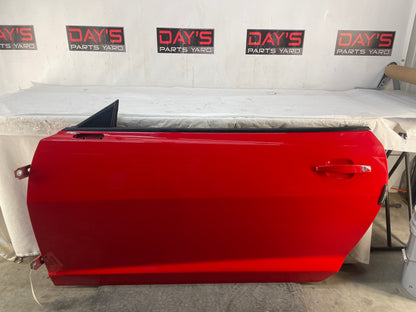 2014 Chevy Camaro SS LH Driver Front Exterior Door Red OEM - Day's Parts Yard