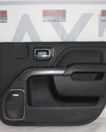 2018 GMC Sierra K2500 Denali Front RH Passenger Door Panel OEM