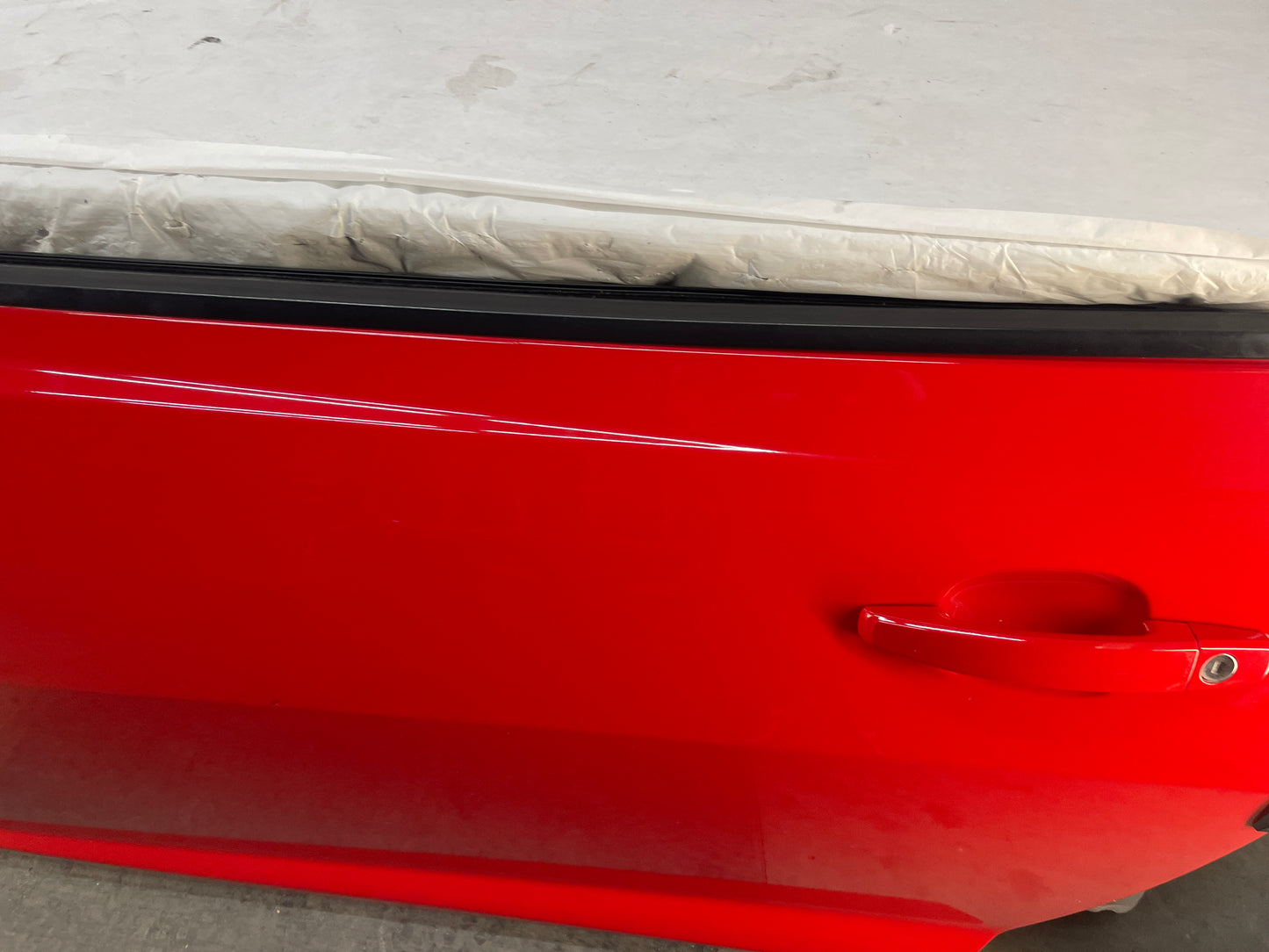 2014 Chevy Camaro SS LH Driver Front Exterior Door Red OEM - Day's Parts Yard