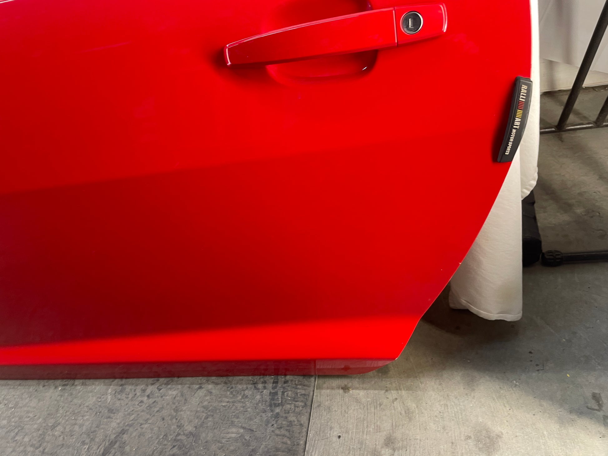 2014 Chevy Camaro SS LH Driver Front Exterior Door Red OEM - Day's Parts Yard