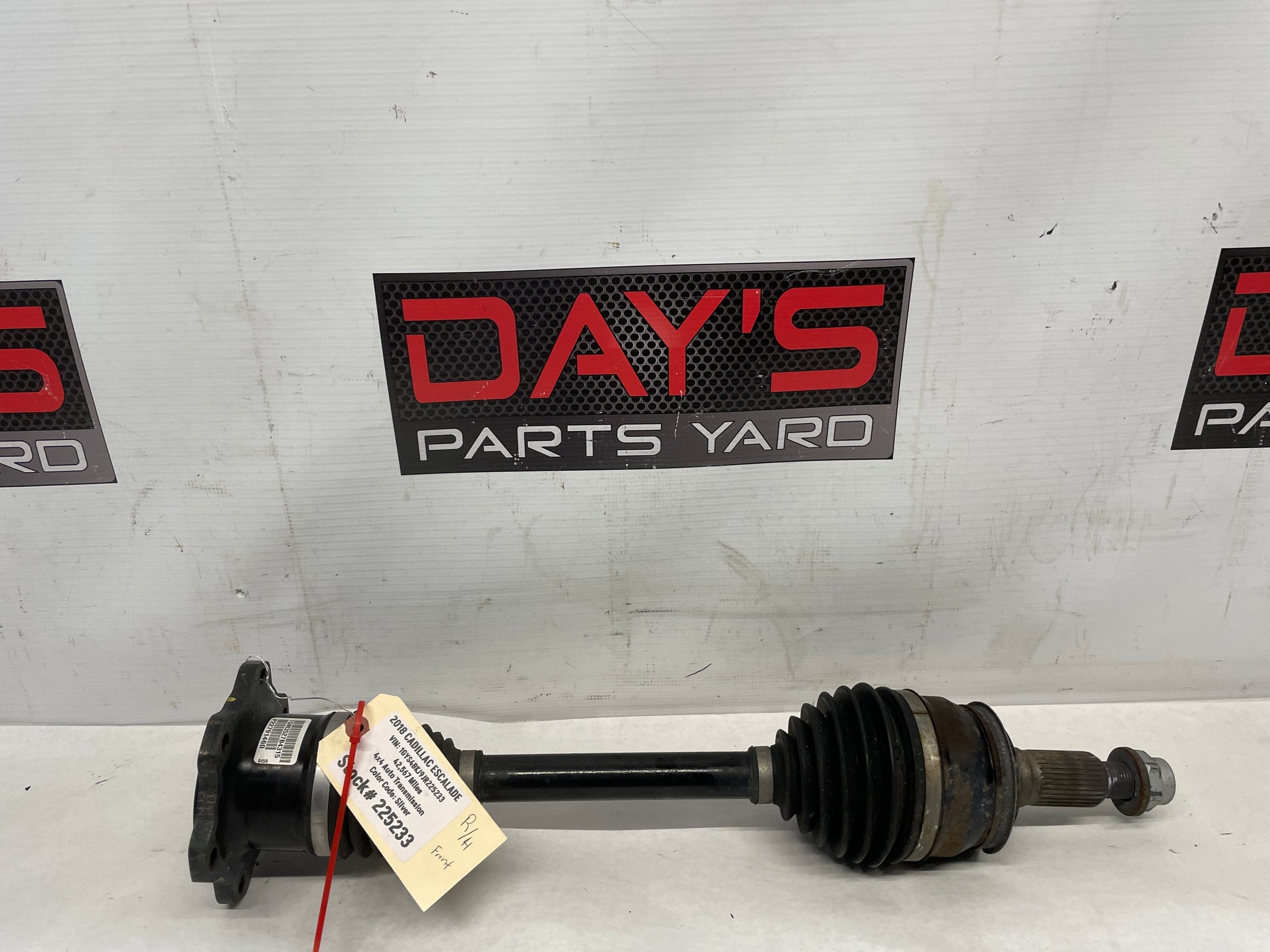 2018 Cadillac Escalade RH Passenger Front CV Axle Half Shaft OEM - Day's Parts Yard