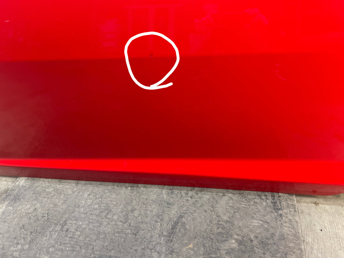 2014 Chevy Camaro SS LH Driver Front Exterior Door Red OEM - Day's Parts Yard