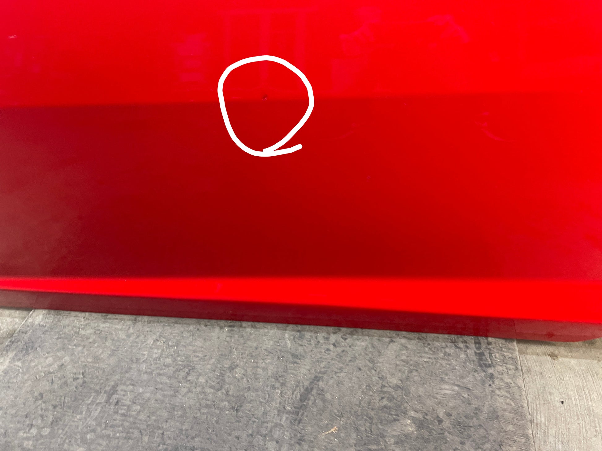2014 Chevy Camaro SS LH Driver Front Exterior Door Red OEM - Day's Parts Yard