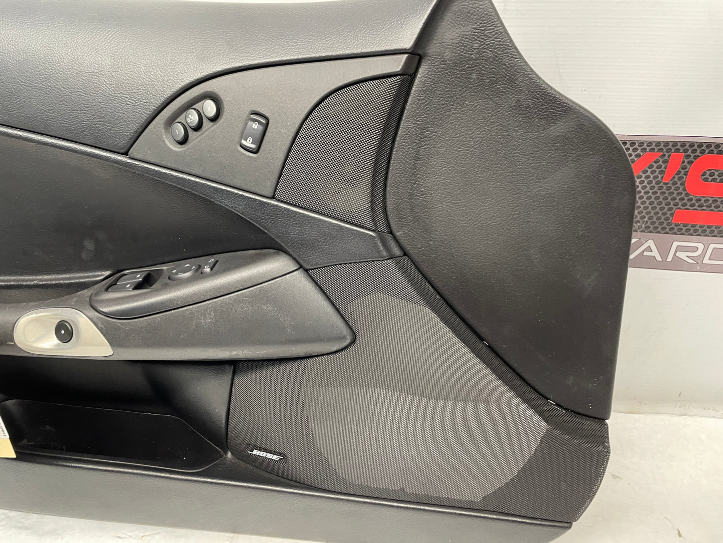 2011 Chevy C6 Corvette Grand Sport LH Driver Front Interior Door Panel Trim OEM - Day's Parts Yard