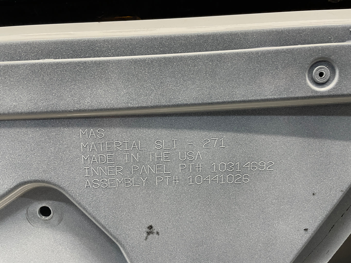 2005 Chevy C6 Corvette RH Passenger Front Exterior Door OEM - Day's Parts Yard