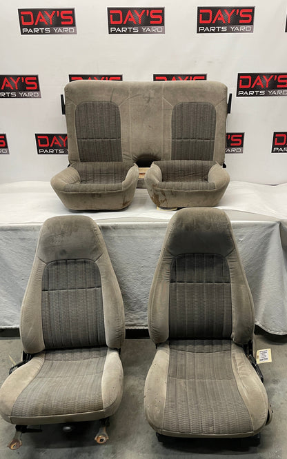 1998 Chevy Camaro Z28 Seats Fronts and Rears Tan Cloth OEM LOCAL PICK UP ONLY - Day's Parts Yard