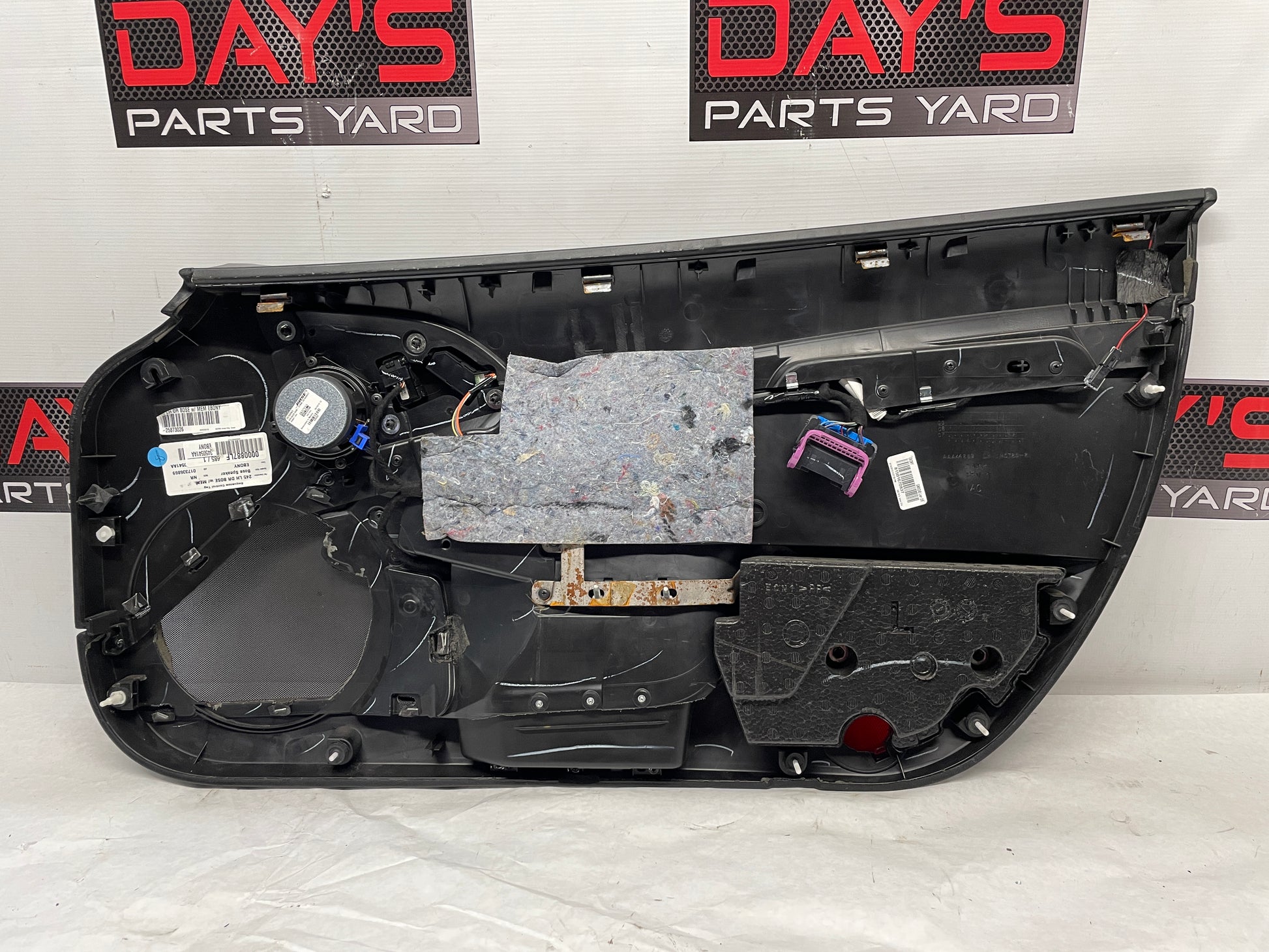 2011 Chevy C6 Corvette Grand Sport LH Driver Front Interior Door Panel Trim OEM - Day's Parts Yard
