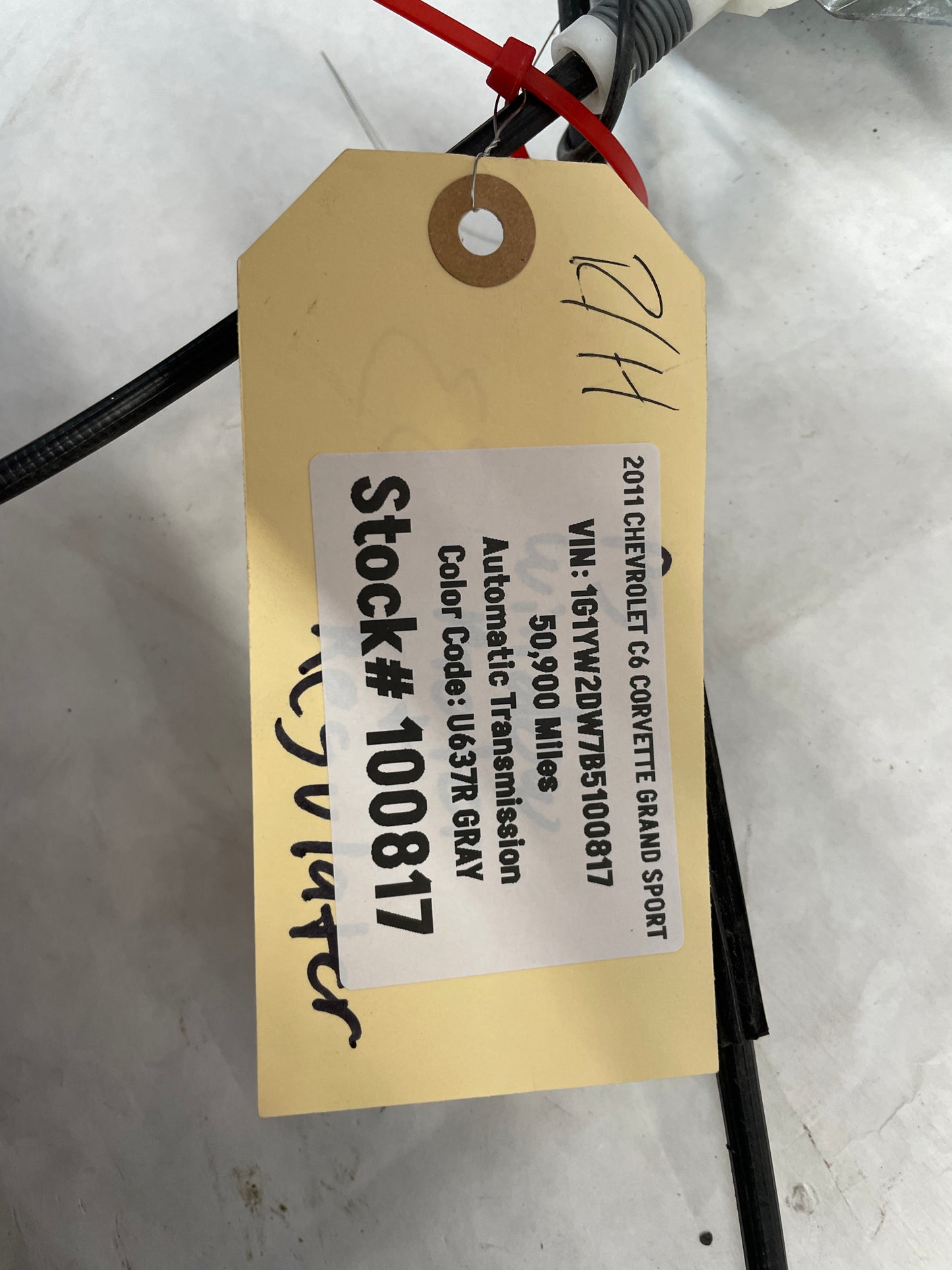 2011 Chevy C6 Corvette Grand Sport RH Passenger Front Window Regulator w/ Motor OEM - Day's Parts Yard