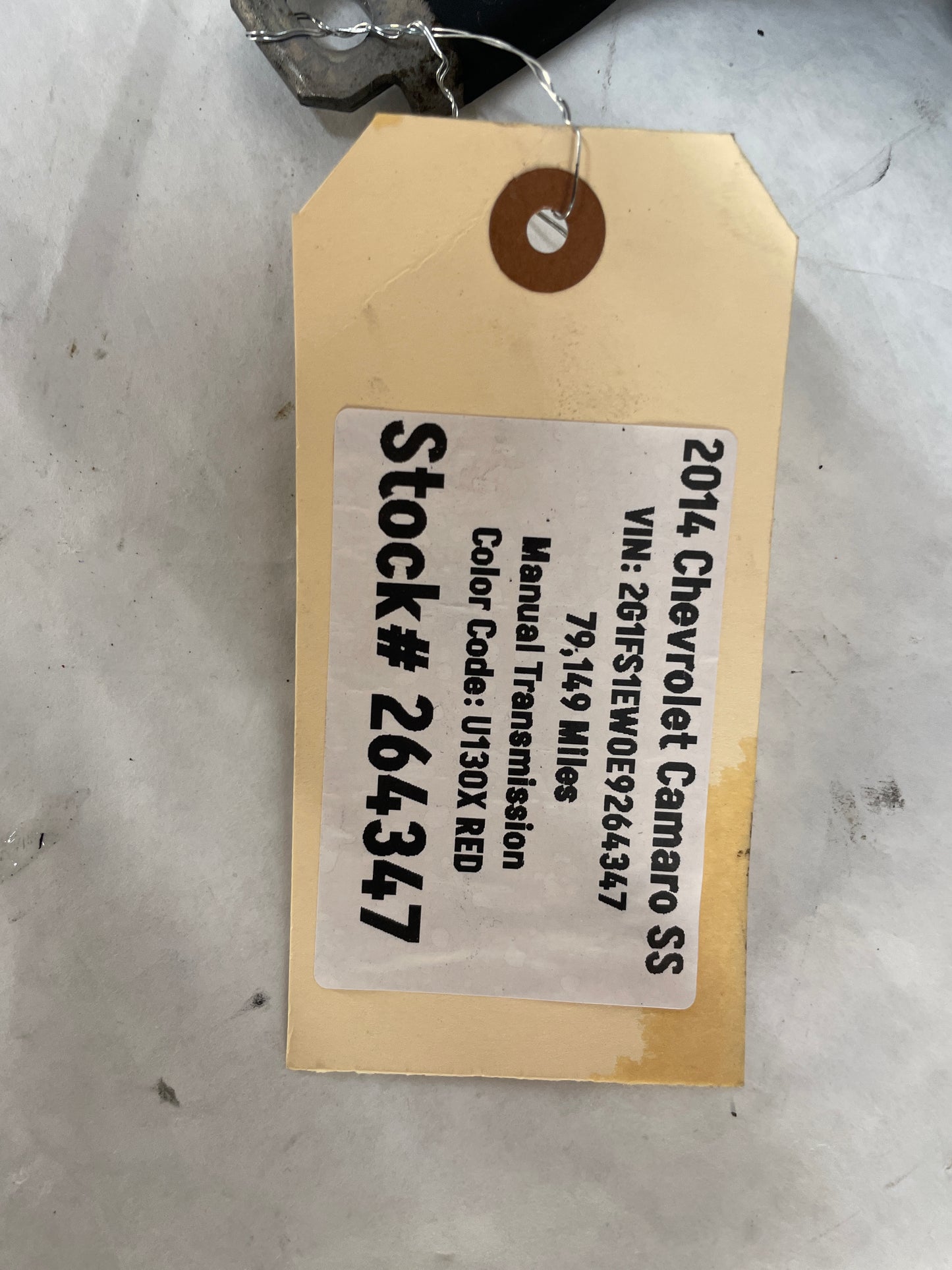 2014 Chevy Camaro SS Driveshaft Drive Propeller Shaft Line OEM - Day's Parts Yard