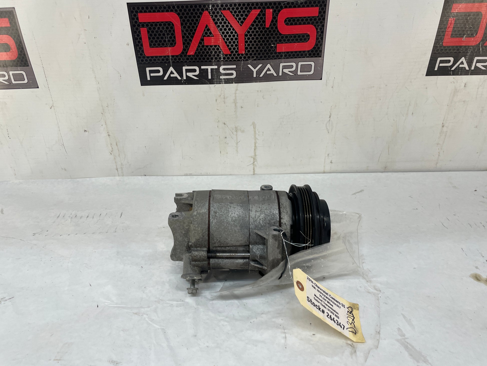 2014 Chevy Camaro SS AC A/C Air Conditioner Compressor w/ Hardware OEM - Day's Parts Yard