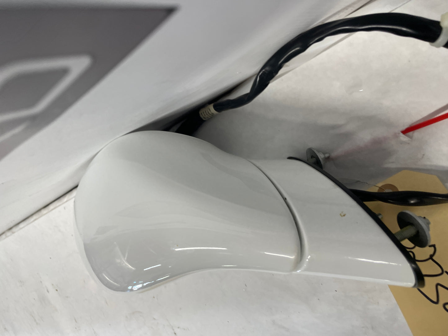 2005 Chevy C6 Corvette RH Passenger Exterior Out Side Mirror White OEM - Day's Parts Yard