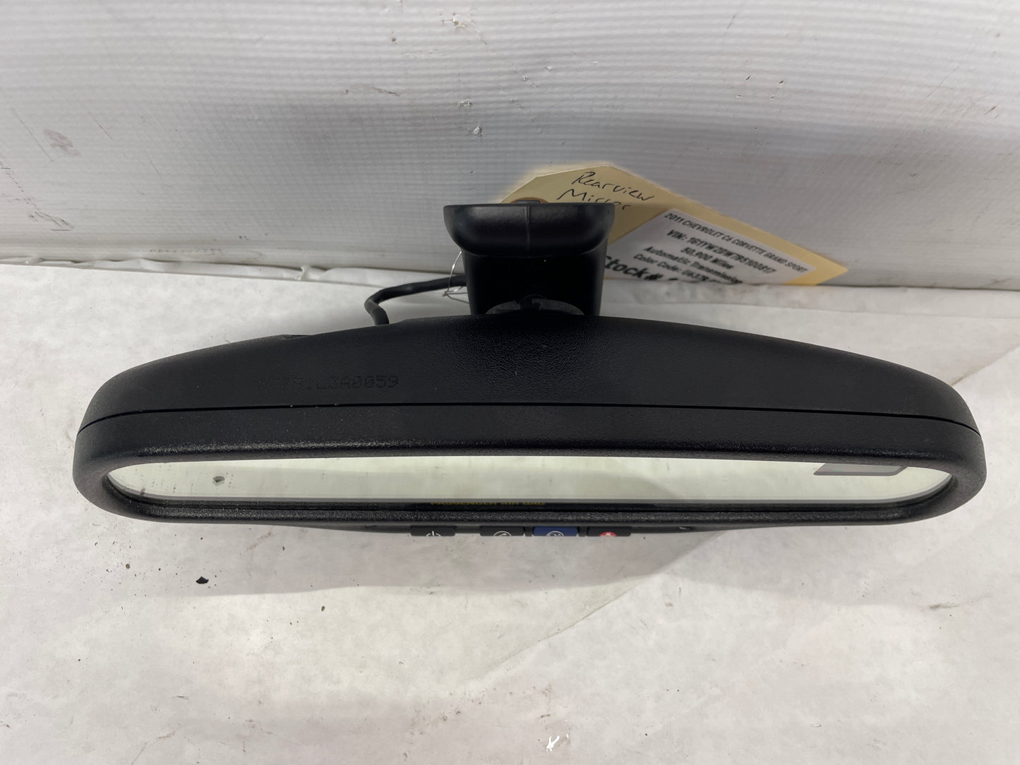 2011 Chevy C6 Corvette Grand Sport Rearview Rear View Mirror w/ Map Light OEM - Day's Parts Yard
