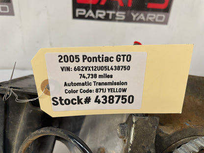 2005 Pontiac GTO Rear End Rearend Carrier Axle Differential 3.46 LSD OEM