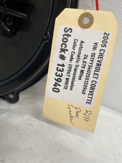 2005 Chevy C6 Corvette RH Passenger Door Radio Bose Speaker OEM - Day's Parts Yard