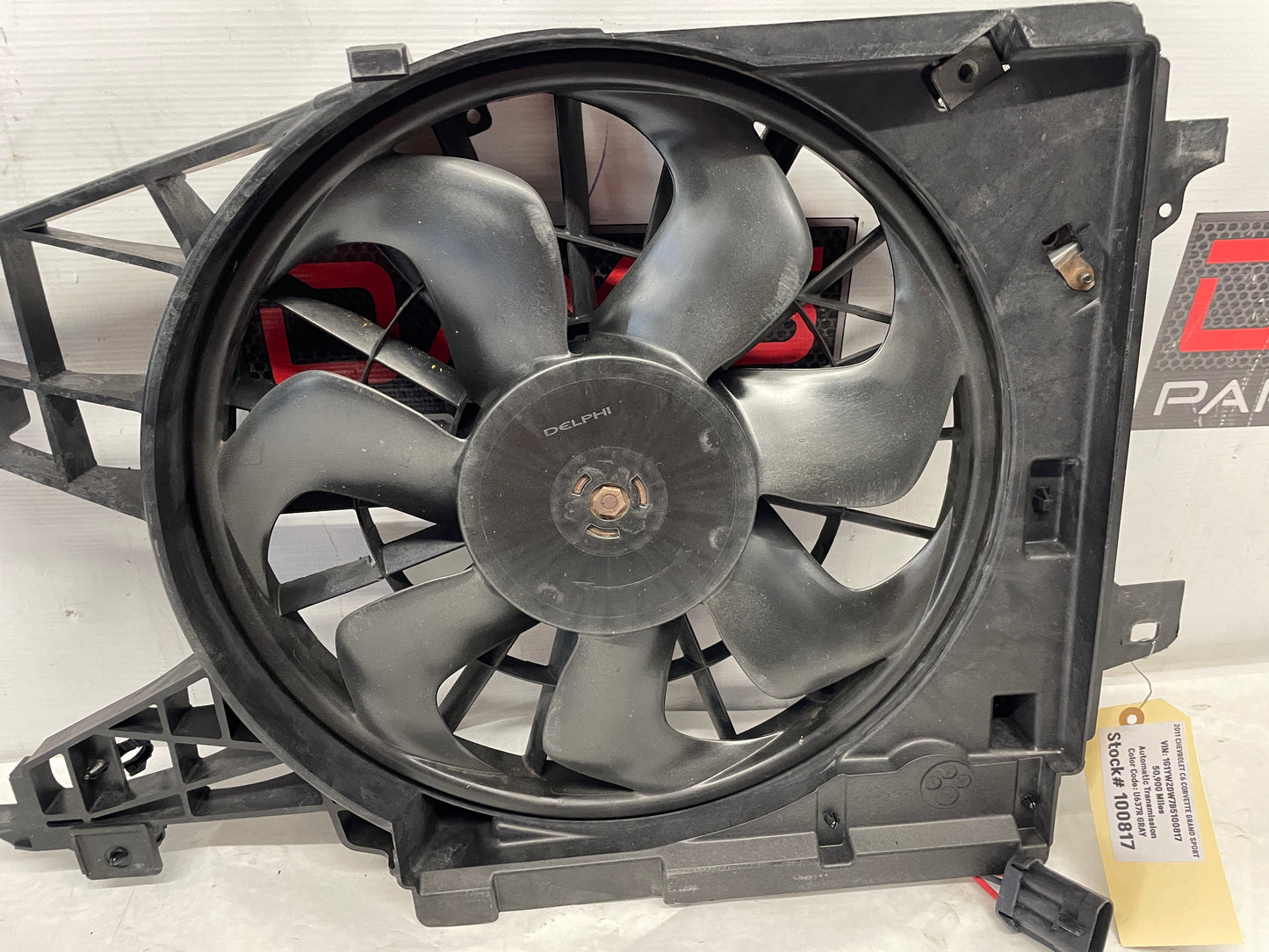 2011 Chevy C6 Corvette  Grand Sport Radiator / Fan Assembly OEM - Day's Parts Yard