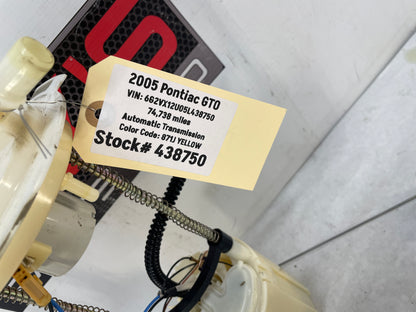 2005 Pontiac GTO Factory Fuel Pump Sending Unit OEM