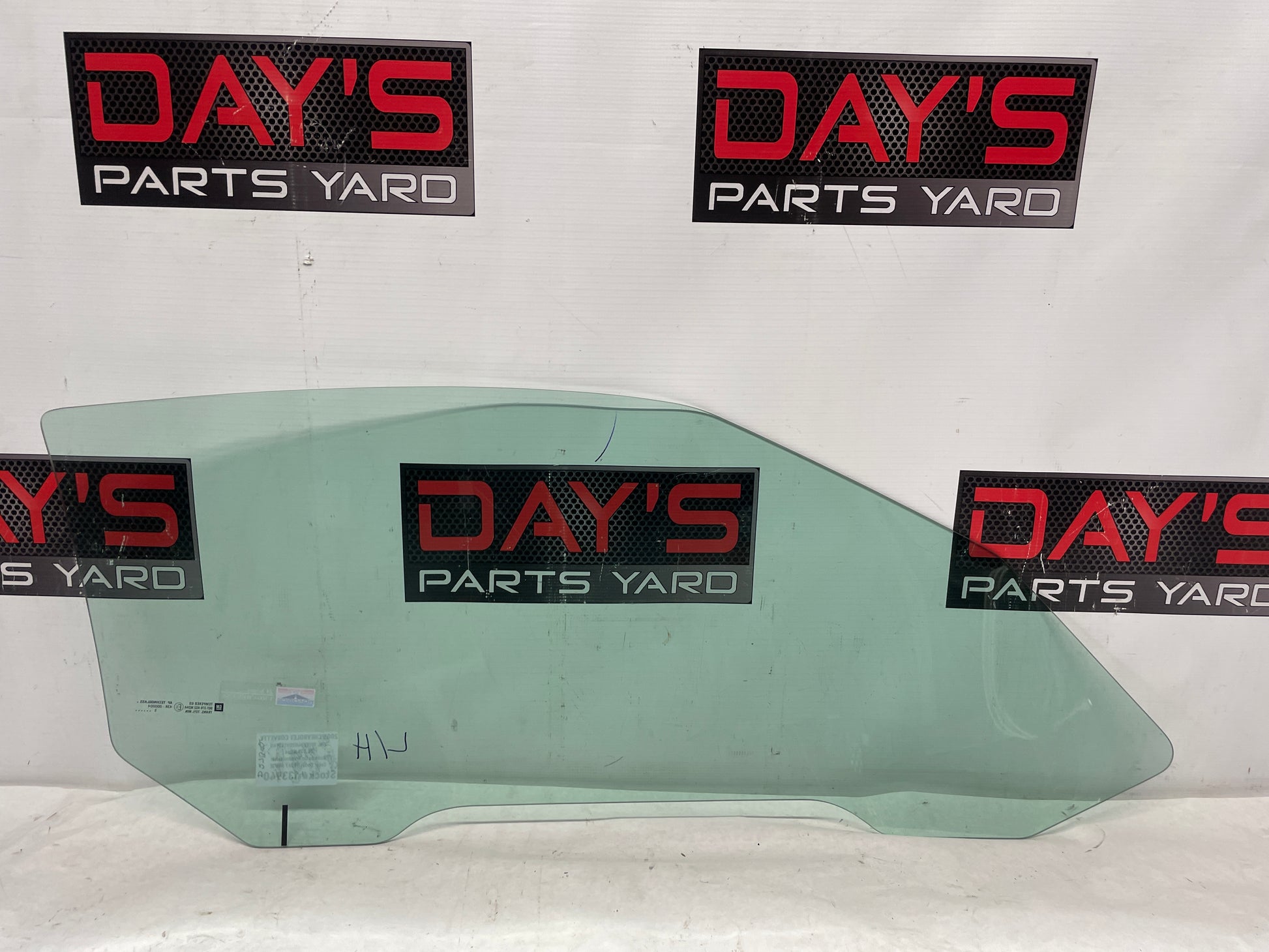 2005 Chevy C6 Corvette LH Driver Door Window Glass OEM - Day's Parts Yard