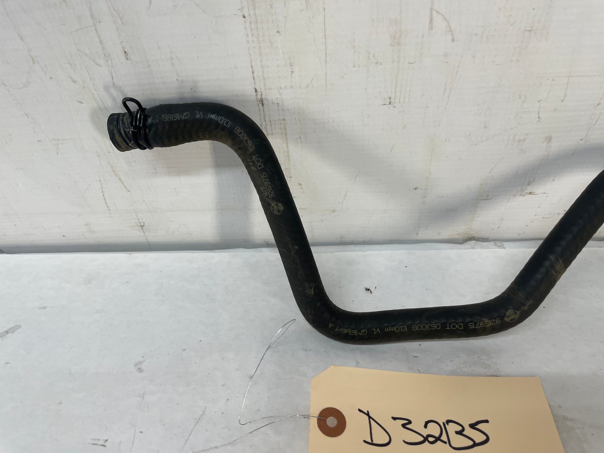 2009 Pontiac G8 GT Brake Booster Vacuum Hose OEM - Day's Parts Yard