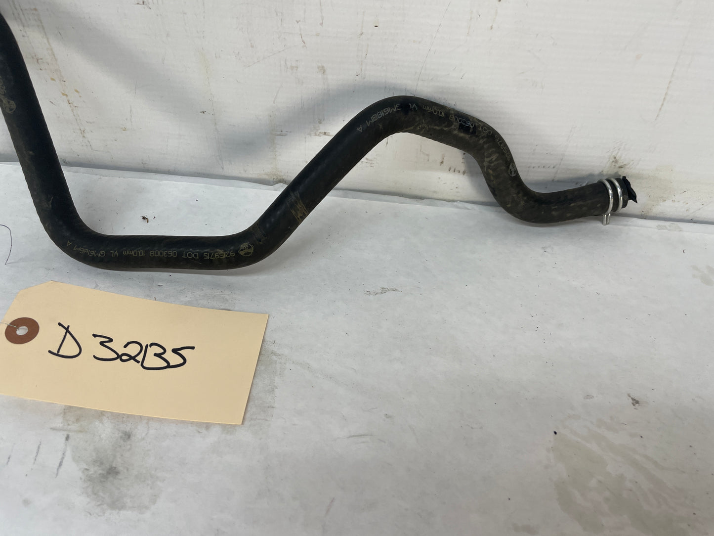 2009 Pontiac G8 GT Brake Booster Vacuum Hose OEM - Day's Parts Yard