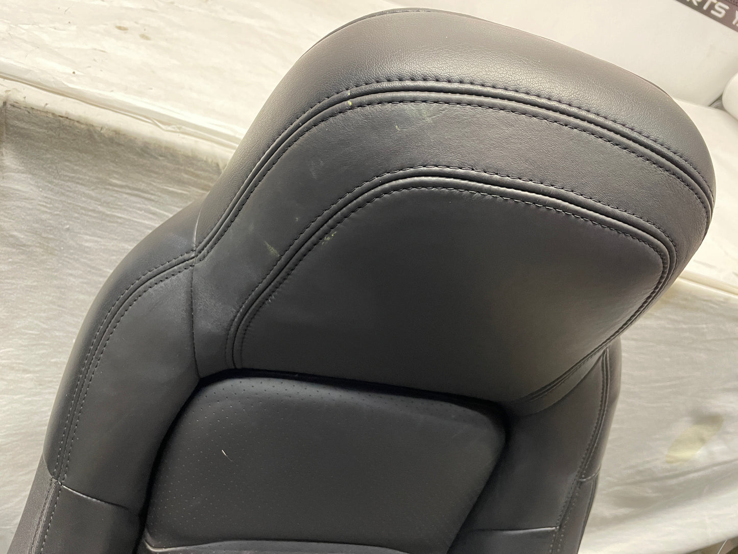 2011 Chevy C6 Corvette Grand Sport Seats Front RH & LH Black Leather OEM - Day's Parts Yard