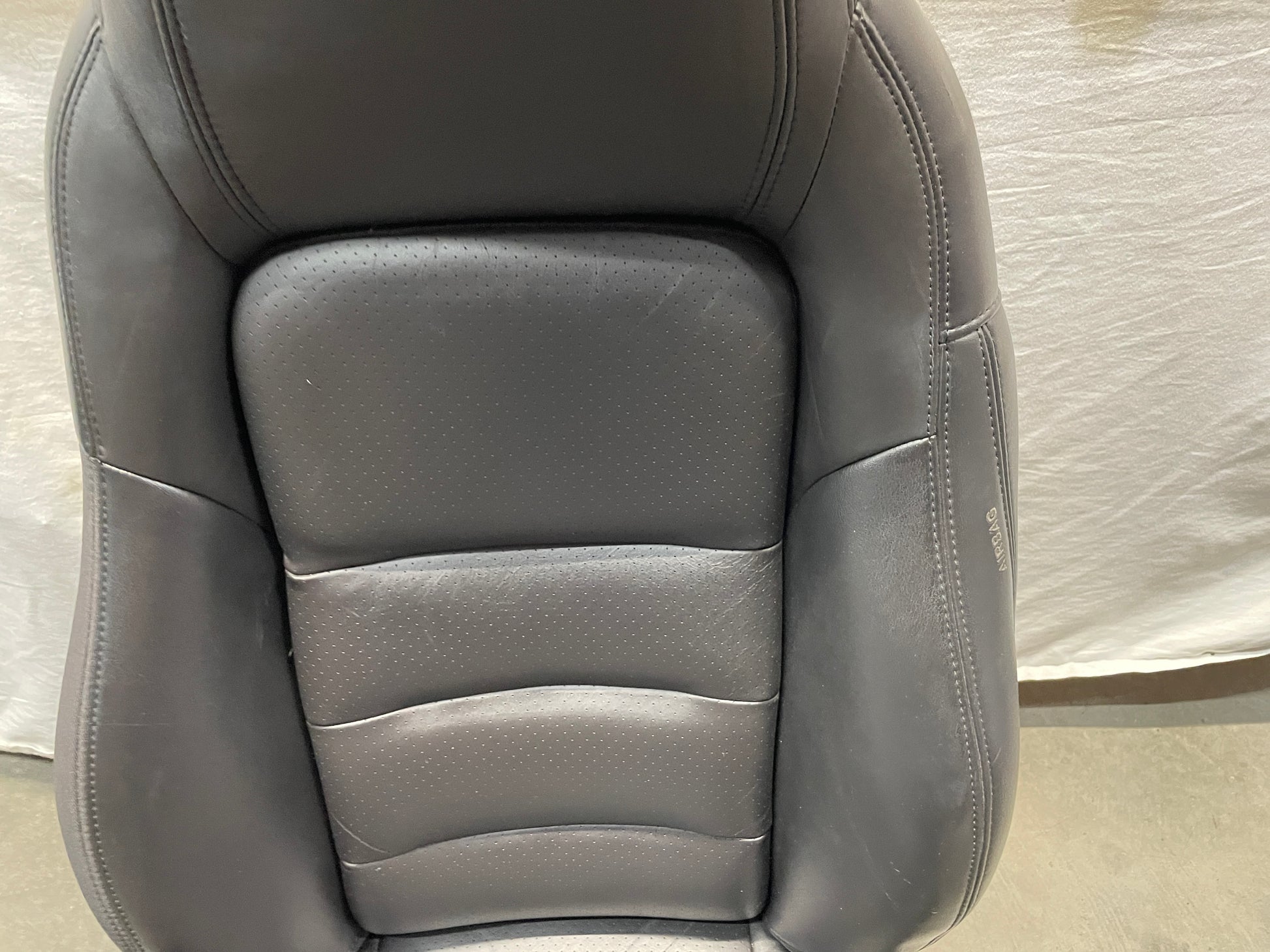 2011 Chevy C6 Corvette Grand Sport Seats Front RH & LH Black Leather OEM - Day's Parts Yard