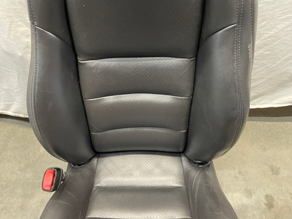 2011 Chevy C6 Corvette Grand Sport Seats Front RH & LH Black Leather OEM - Day's Parts Yard