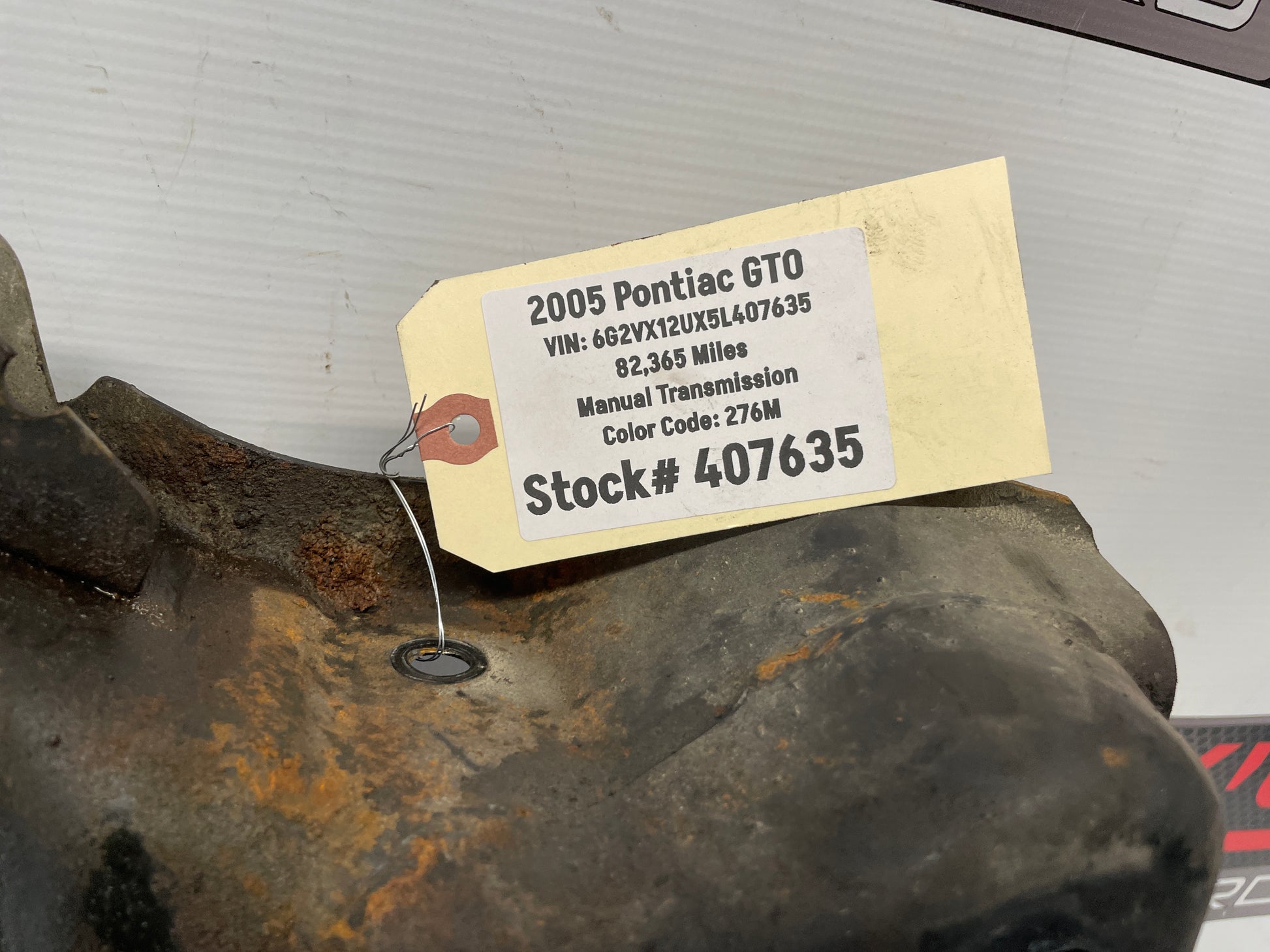 2005 Pontiac GTO Front Suspension Engine Cradle K Member Sub Frame OEM - Day's Parts Yard