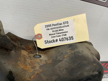 2005 Pontiac GTO Front Suspension Engine Cradle K Member Sub Frame OEM - Day's Parts Yard