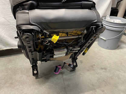 2011 Chevy C6 Corvette Grand Sport Seats Front RH & LH Black Leather OEM - Day's Parts Yard