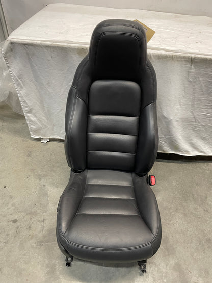 2011 Chevy C6 Corvette Grand Sport Seats Front RH & LH Black Leather OEM - Day's Parts Yard